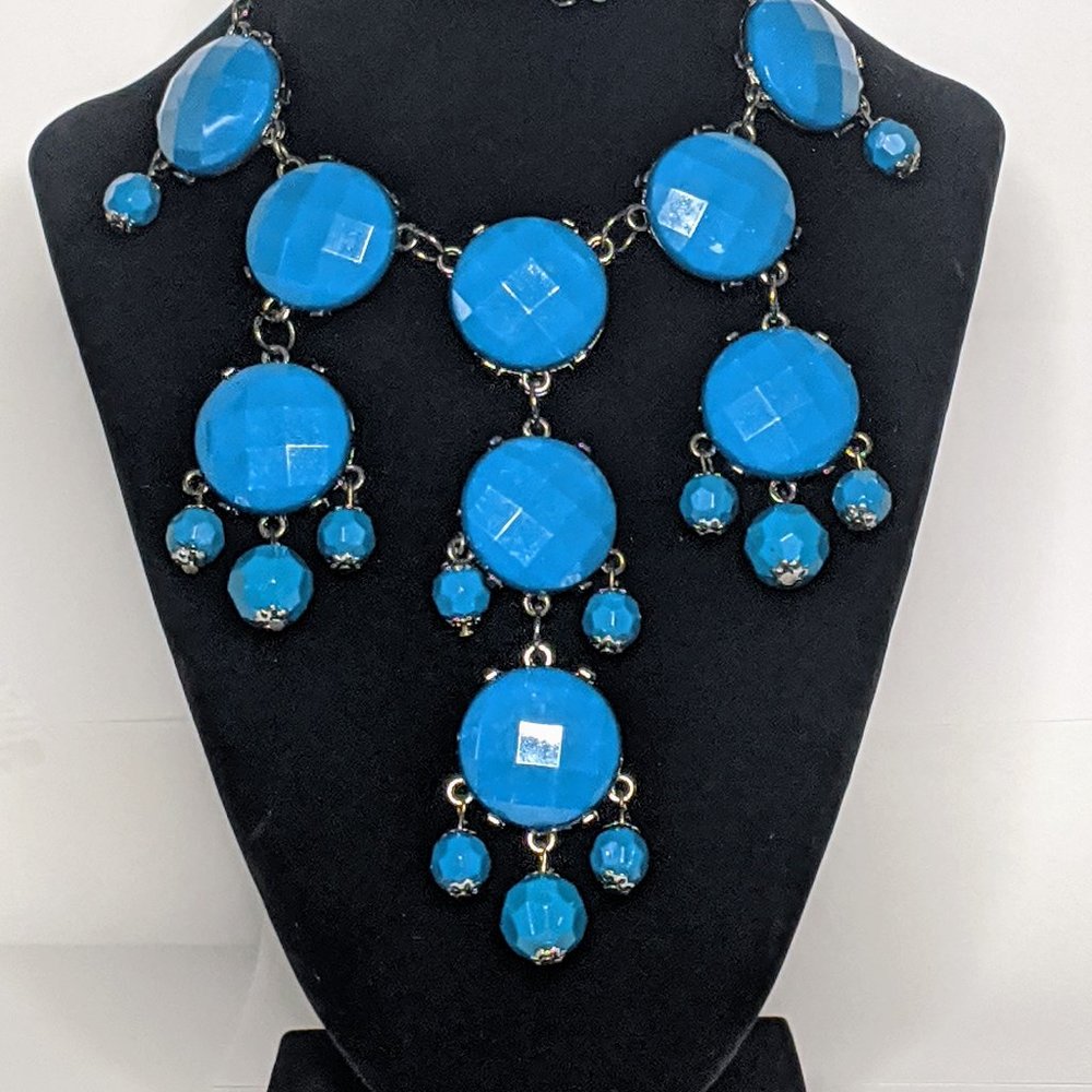 Teal Bubble Necklace